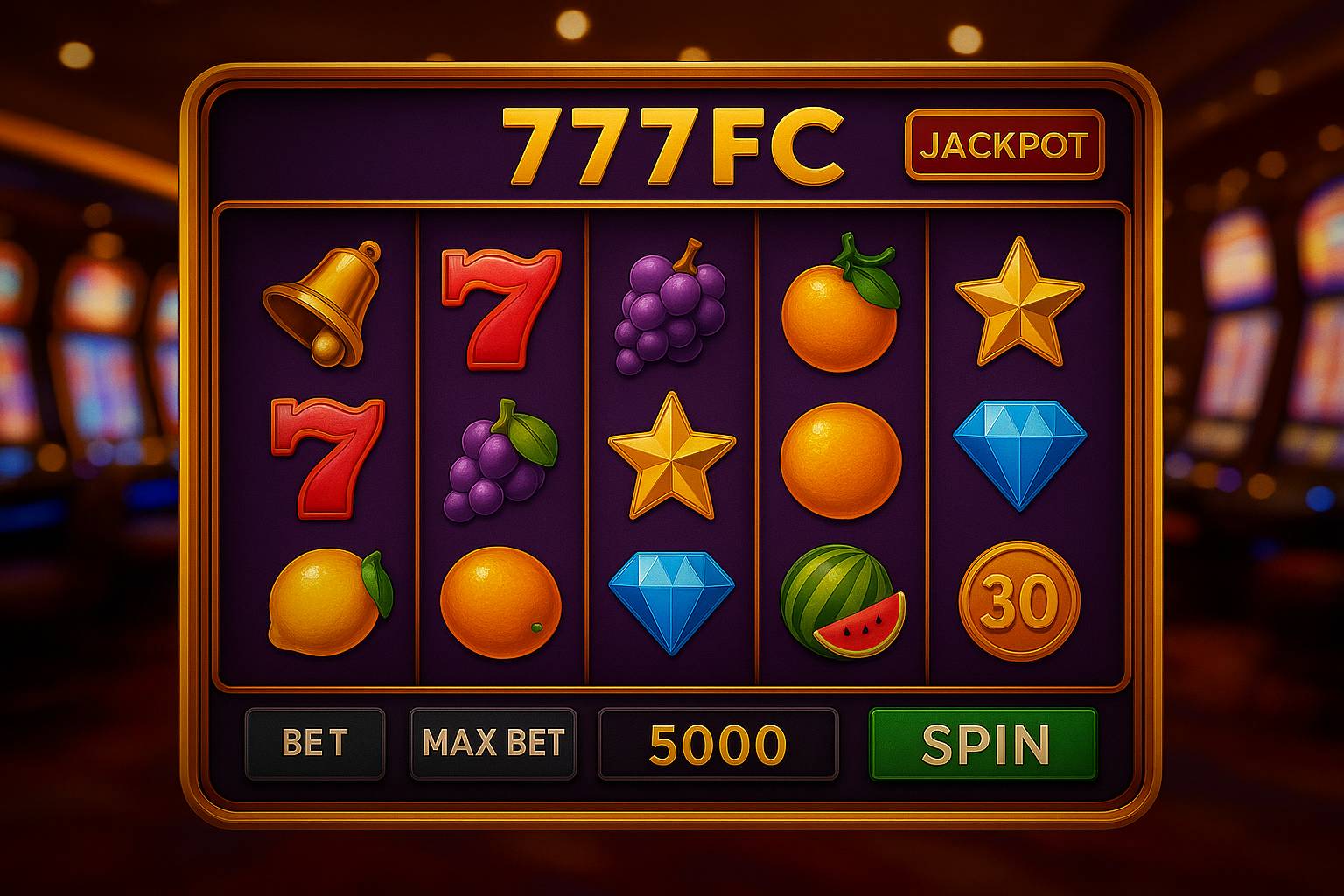 Explore o mundo das slot machines no 777FCCasino